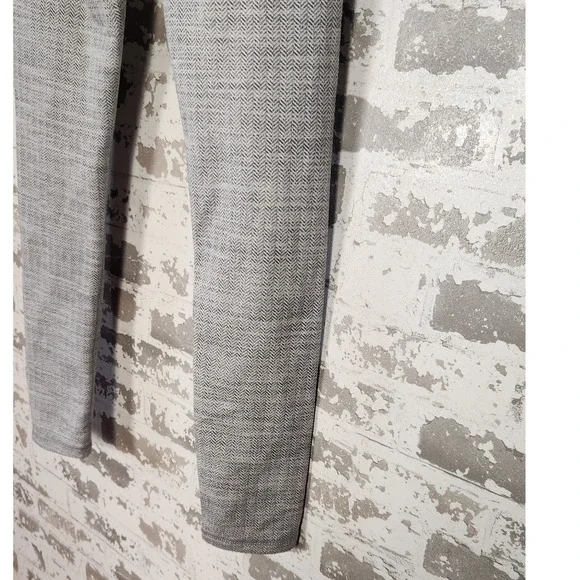 Kyodan Leggings Women's Small Gray Herringbone Athletic Yoga Lounge High Waist - Picture 7 of 16